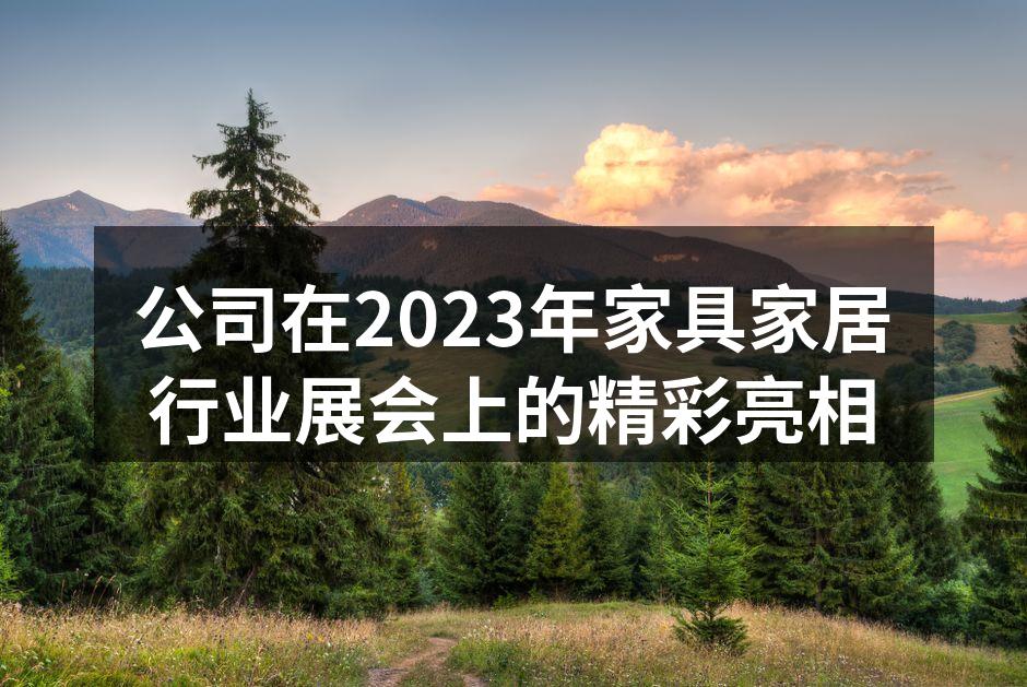 公司展位吸引众多观众